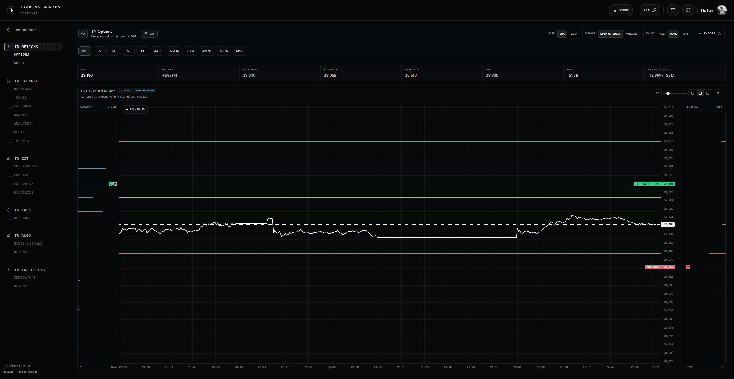 TN Options preview