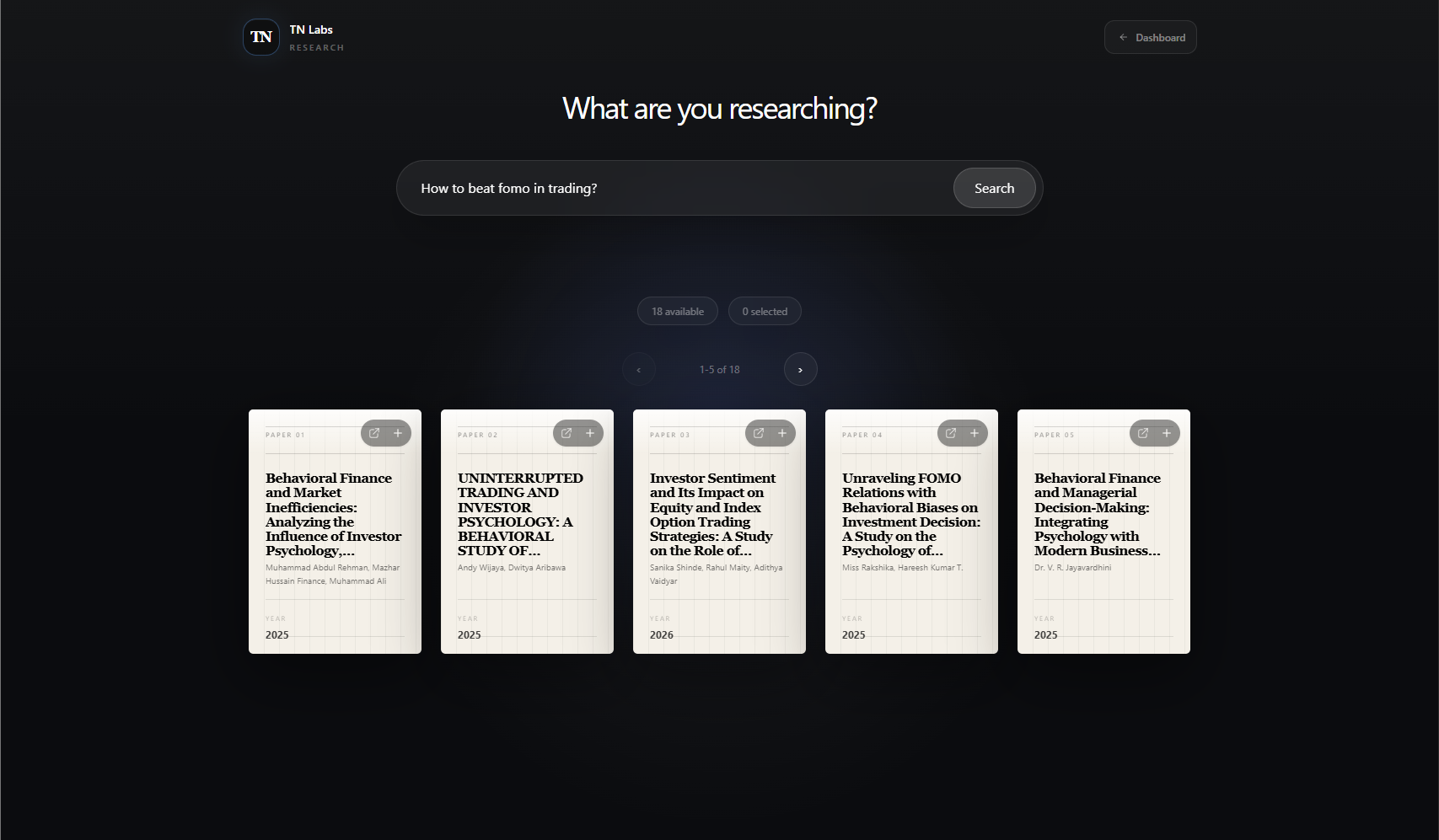 TN Labs app preview 2